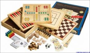 Houten spellen verzameling 10