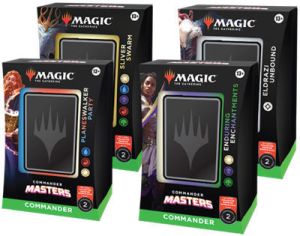 MTG - Commander Masters Commander Deck Display (4 Decks)