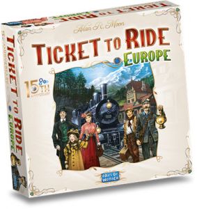 Ticket to Ride: Europe – 15th Anniversary (Engelstalig)