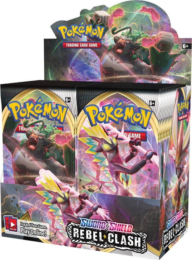 Pokemon Sword Shield Rebel Clash Booster Box Kopen Uw Spel Altijd Gratis Verzonden