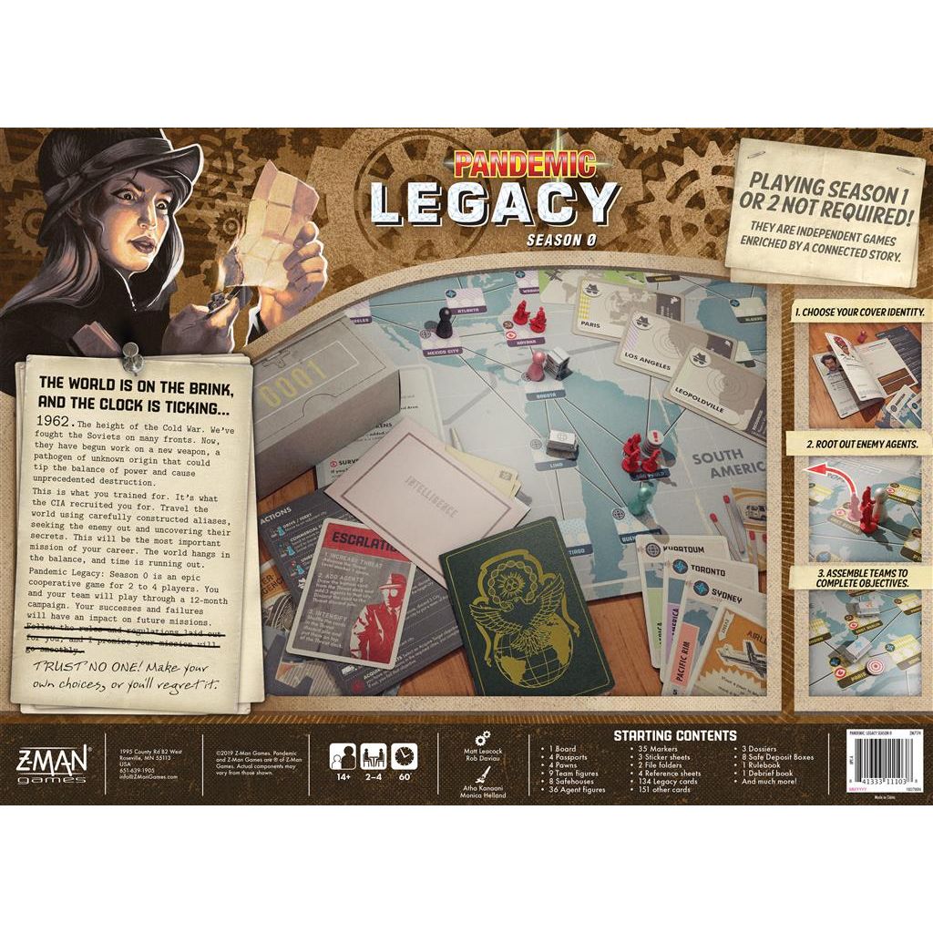 Pandemic Legacy Season 0 | Kopen - Uw spel altijd gratis ...