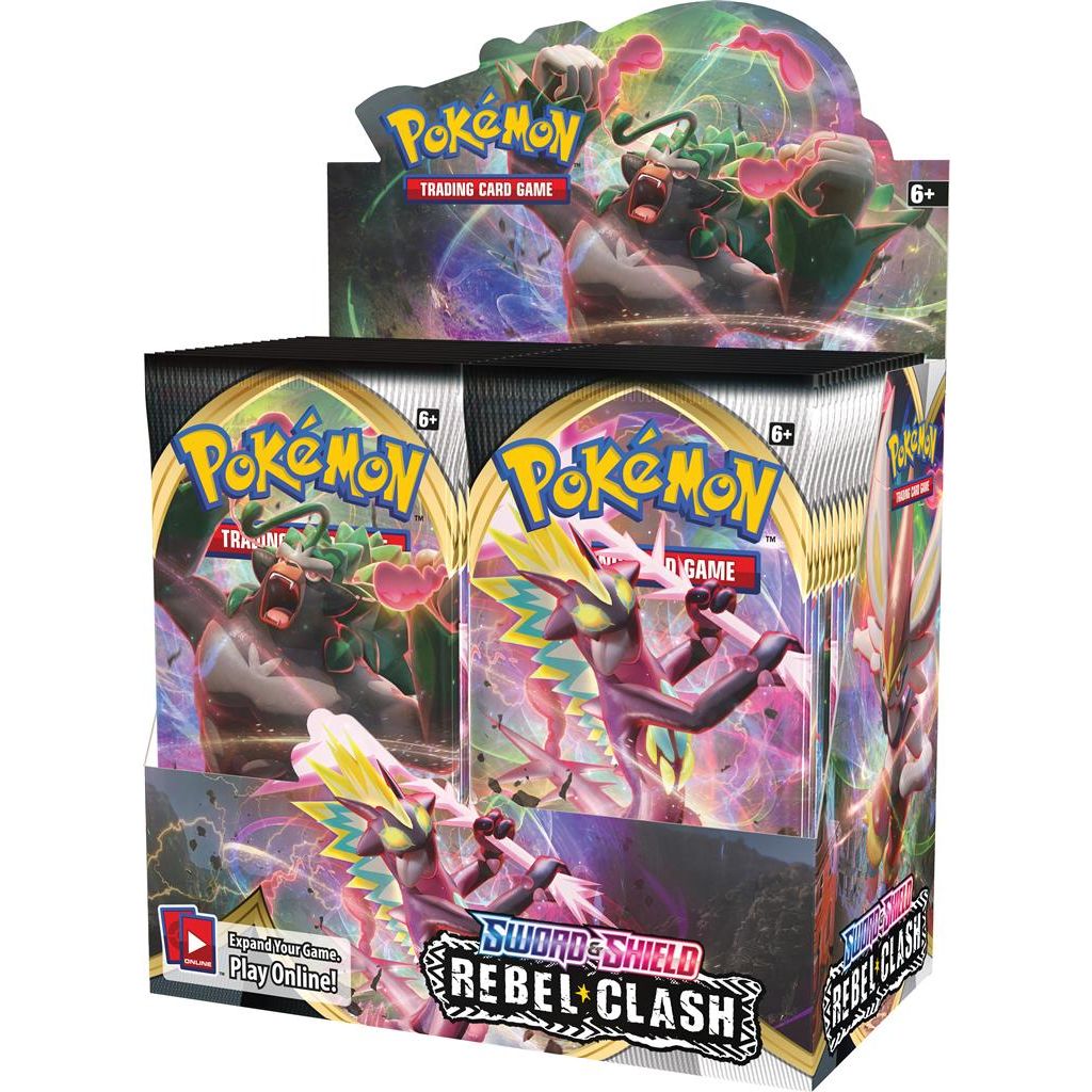 Pokemon Sword Shield Rebel Clash Booster Box Kopen Uw Spel Altijd Gratis Verzonden