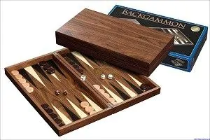 Backgammon kassette Skeloudi groot