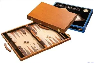 Backgammon koffer Ithaka