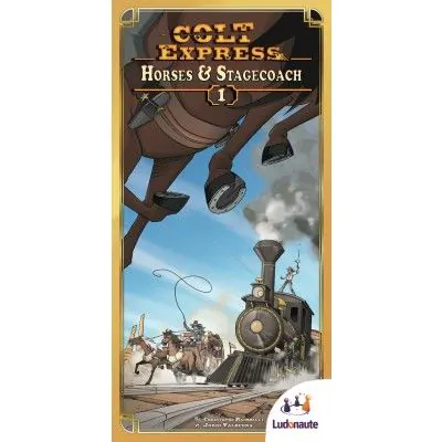 Colt Express Horses & Stagecoach