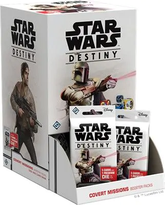 Star Wars Destiny: Covert Missions Booster Display