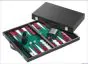 Backgammon koffer groot standaard (groen)