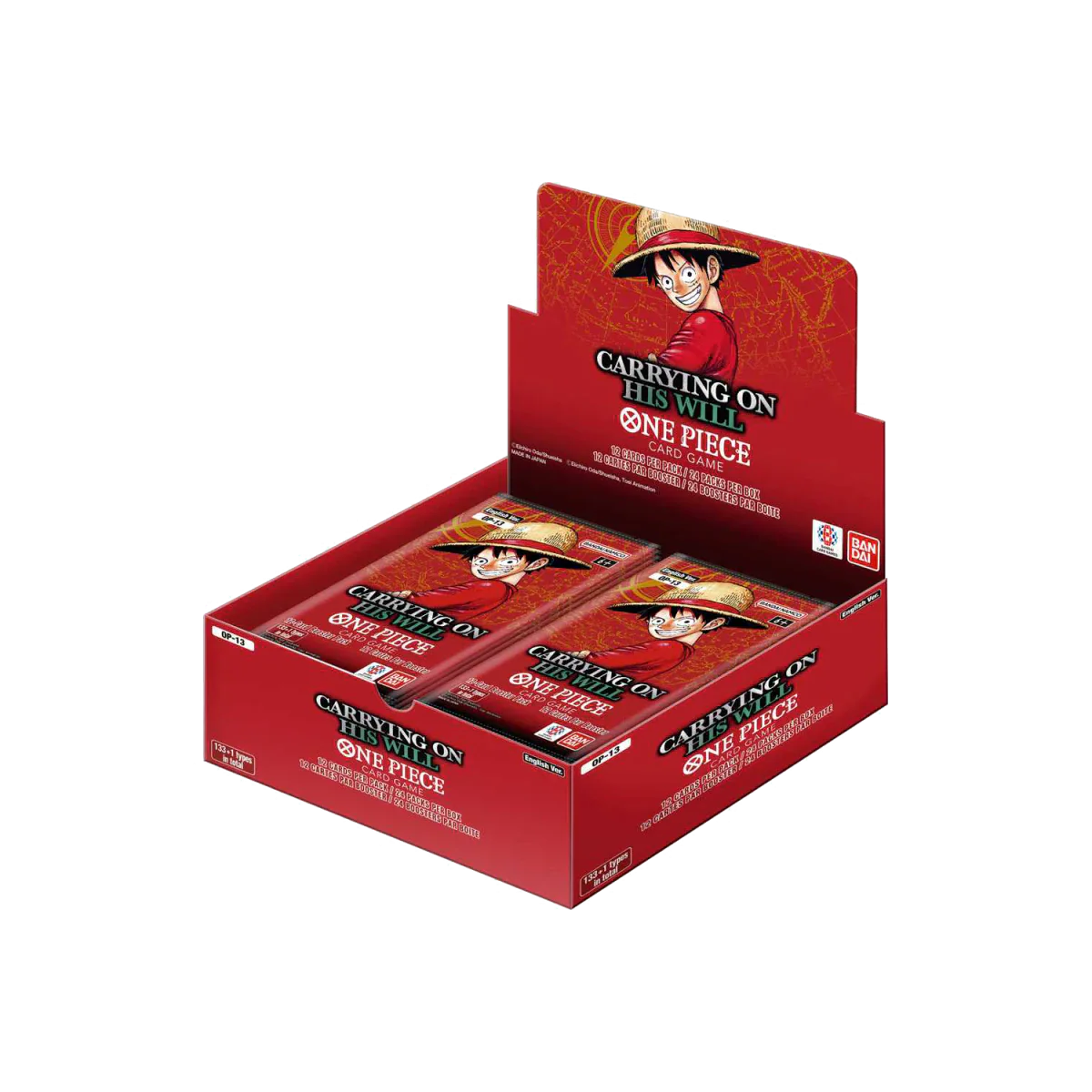 One Piece OP13 - Carrying on his Will Booster Box kopen | Vier de