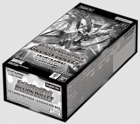Digimon Card Game Limited Card Pack Billion Bullet LM-06 Boosterbox (6 Packs)