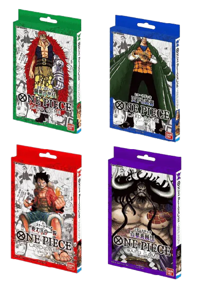 One Piece Card Game Starter Deck bundel ST01-ST04